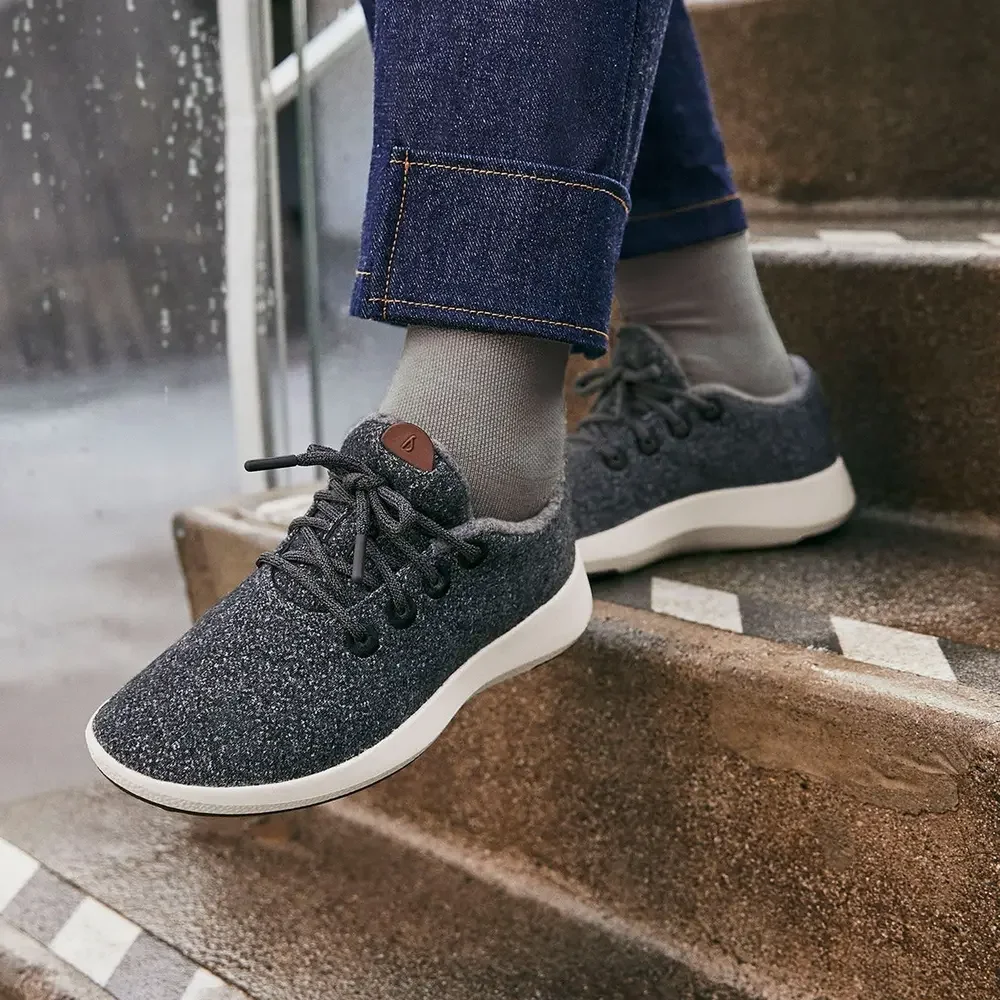 Allbirds • Mizzles Fuji Charcoal Gray Wool Runner Sneakers